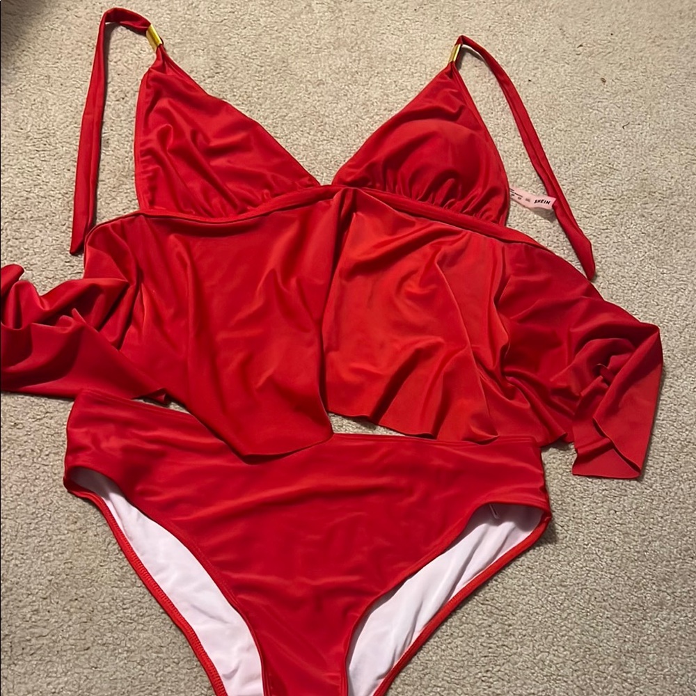 SHEIN Red Bikini Set